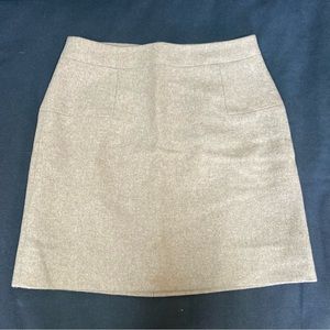 Jcrew Wool Mini Skirt